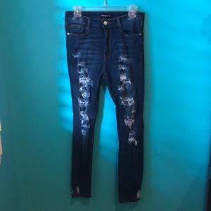 Fashion Nova ripped jeans